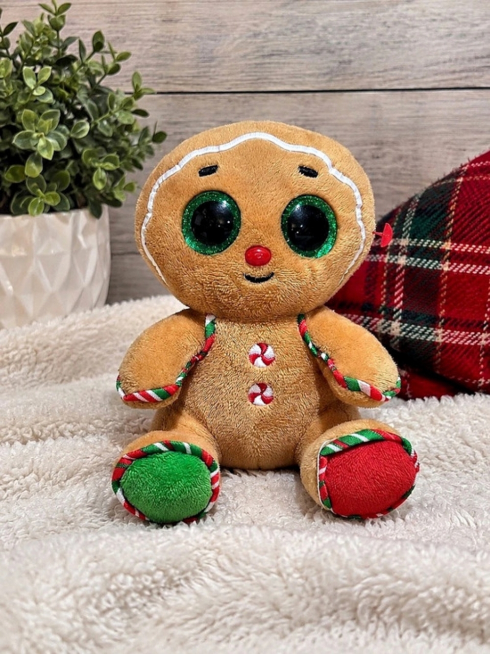 Ty Snaps the Gingerbread Man Gingerbread Plush Toy